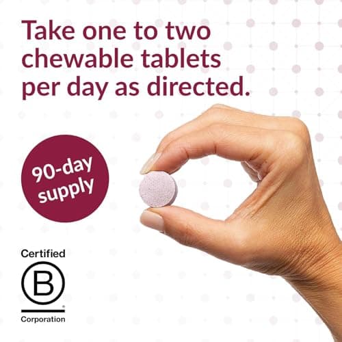 Bariatric Advantage Chewable FloraVantage Probiotic - 10 Billion CFUs - Probiotic Supplement - Supports Gut Health & Immune System* - Vegetarian & Gluten-Free - Grape Flavor - 90 Count - Thumbnail 2