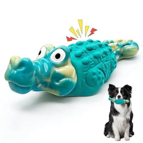 WinTour Tough Dog Toys for Large Dogs, Indestructible Dog Toy for Aggressive Chewers with Squeaky, Durable Chew Toys to Keep Them Busy for Medium and Large Breeds, Interactive Heavy Duty Bones - Image 1