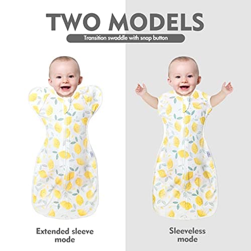 ANYEDDE Baby Swaddles Sleep Sacks 3-6 Months - Baby Transitional Swaddles Sack, Arms Up Swaddle for Newborns, Infants Bag with 2-Way Zipper, Newborn Essentials - Thumbnail 3