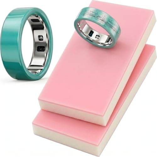 Cynelora 2 Pack Ceramic Polishing Pad Compatible with Oura Ring 4 Ceramic