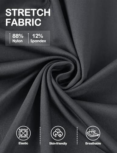 Gihuo Girls Zip Up Workout Jacket Lightweight Athletic Horse Riding Jackets Cropped Gym Yoga Track Shirts with Thumb Holes(Black-7-8Y) - Thumbnail 3