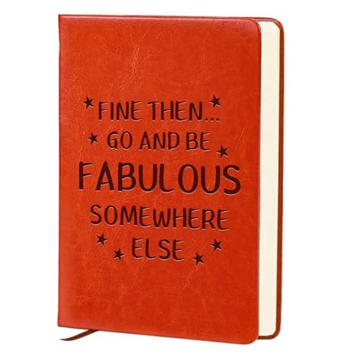 QDWXDEL Teacher Appreciation Gifts,A5 Hardcover Leather Journal for Women,Journal Notebook for Work,Thank You Gifts,Desk Accessories (Fine) - Image 1