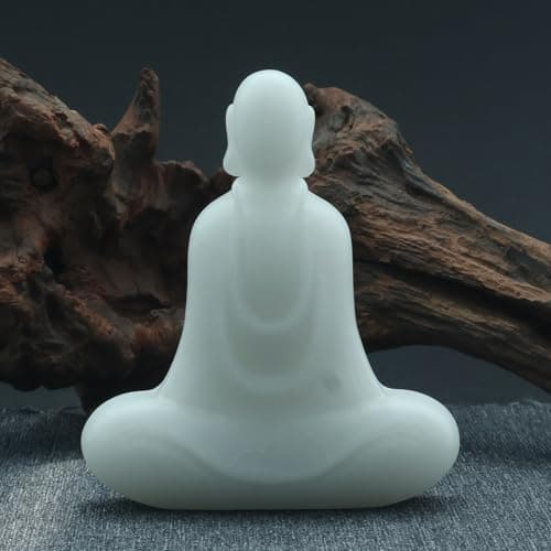 YeseeYe Faceless Buddha Statue - No Face Buddha Figurine Indoor Outdoor Zen Decor for Spiritual Room Meditation - Image 1
