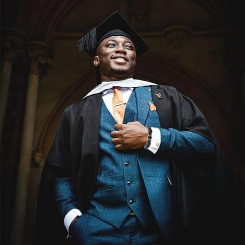 Personalized Graduation Gifts for Him Her,Cool Graduation Bracelets for Him,Graduation Gifts for College/High School/Nurse/8th Grade/Middle School/5th Grade/Masters Degree (black obsidian+lava rock) - Thumbnail 2