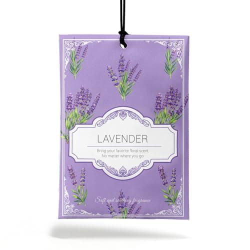 YAXUNDZ Lavender Sachets for Drawers and Closets - 1 Pack Long Lasting Odor Eliminator Bags, Natural Fresh Scent for Wardrobe, Storage, Car & Home, Air Freshener Sachets - Image 1