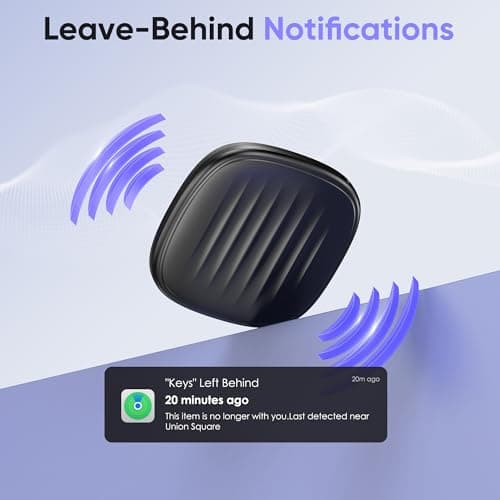 Air Tracker Tags-4 Pack: Bluetooth Tracker Work with Apple Find My (iOS only), Smart Tag Keys Finder Tracking Tags and Item Locator for Luggage Tracker, Bags, Wallet, Travel - Thumbnail 4