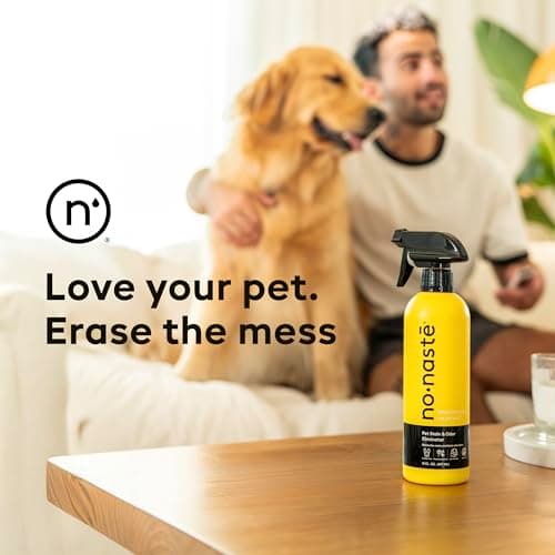 Nonaste Pet Stain & Odor Eliminator Spray (16 Oz, Pack of 1) – Enzyme Cleaner Spray for Dogs & Cat Messes, Works on Carpets & Upholstery | Pet & Kid Safe, Urine Odor Stain Remover, Light Fresh Scent - Thumbnail 6
