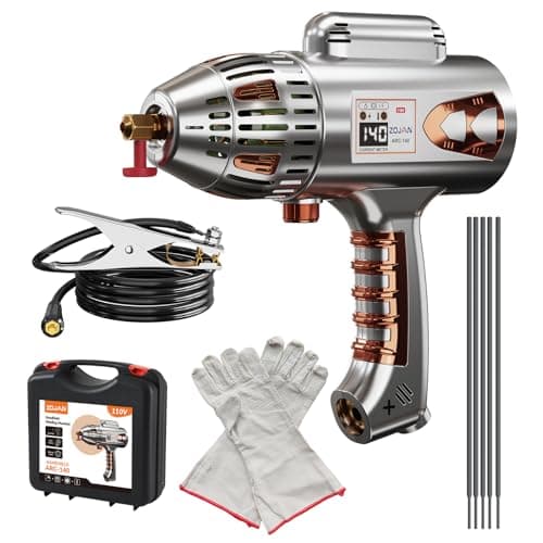 Handheld ARC Stick Welder 140A 110V,lightweight Portable inverter handheld welder Gun capable of DC Stick for Hobby DIY Projects Home Use. Arc force and Anti-Stick With Welding Tools - Image 1