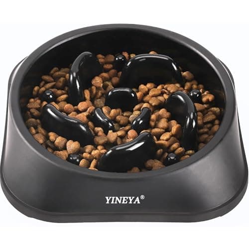 YINEYA Slow Feeder Dog Bowls, Pet Supplies that Slow Down Eating, Pet Food Bowls, Maze Dog Puzzle Feeder for Medium Breed - Image 1