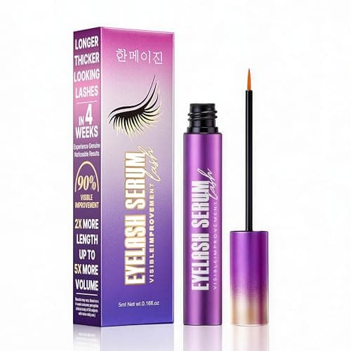 Eyelash Growth Serum with Advanced Formula to Boost Longer Fuller and Thicker Lashes and Eyebrows - Gentle & Vegan for Sensitive Eyes, Cruelty-Free - Image 1
