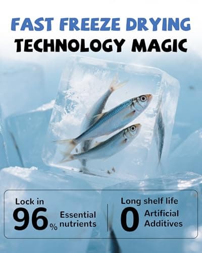 PAWUP Freeze Dried Minnows Dogs Treats – 100% Raw Single-Ingredient Pet Fish Snacks – Rich in Omega-3, Grain-Free – Healthy Training Rewards & Meal Toppers, 2.8 oz - Thumbnail 4