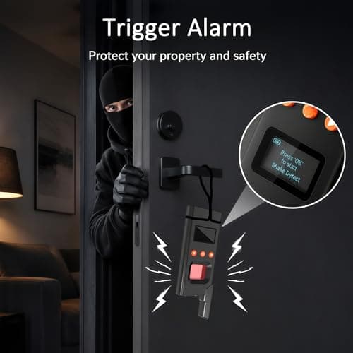Hidden Camera Detector & RF Signal Scanner, Anti Spy Device with Magnetic Field Detection, GPS Tracker Finder, Infrared Camera Lens Detector, Bug Sweeper for Home Hotel Travel Privacy Protection - Thumbnail 5