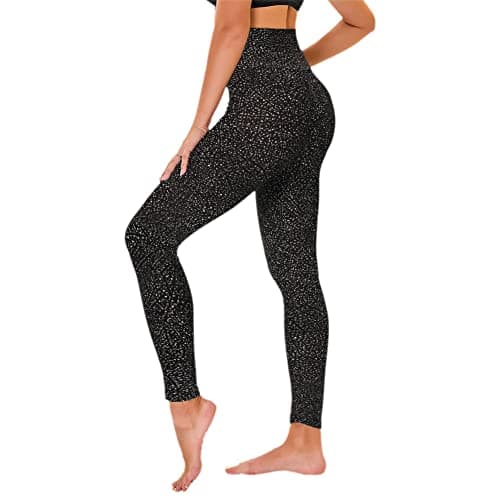 High Waisted Leggings for Women - No See Through Tummy Control Cycling Workout Yoga Pants with Pockets Reg & Plus - Image 1