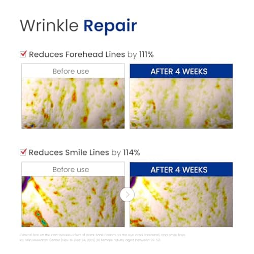 Dr. G Black Snail Cream - Korean Skincare with Snail Mucin - Anti-Aging Face Cream for Fine Lines - Firming Lotion for Skin Elasticity - Moisturizer for Skin Dullness - Deep Nourishment - 1.69 fl oz - Thumbnail 3