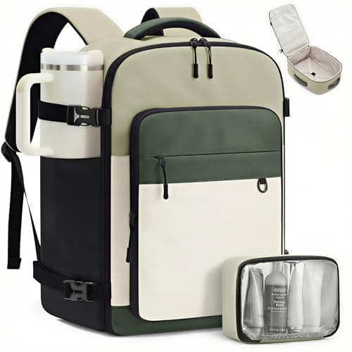 LOVEVOOK Travel Backpack for Women Men, Carry on Backpack for Traveling, Waterproof Hiking Backpack Outdoor Sports Rucksack, Casual Daypack Travel Weekender Essentials - Image 1