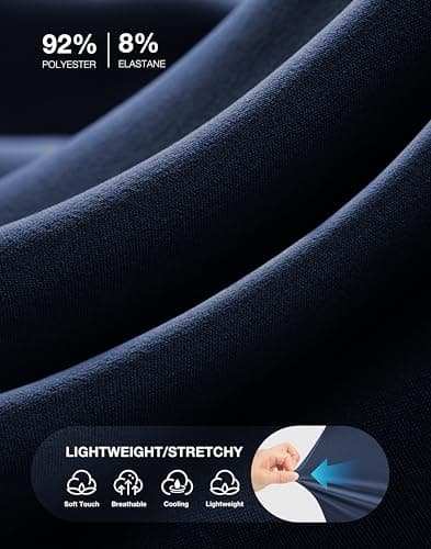 Soothfeel Women's Capri Pants Loose High Waisted Wide Leg Lightweight Travel Hiking Pants for Women Casual Summer with Pocket Navy M - Thumbnail 5