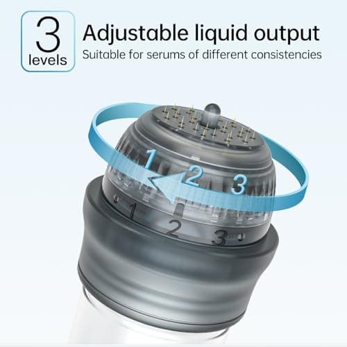 Micro Infusion Needles System for Face Skin Care, 0.25mm Microneedling Derma Roller Stamp Serum Applicator for Women & Men - Thumbnail 3