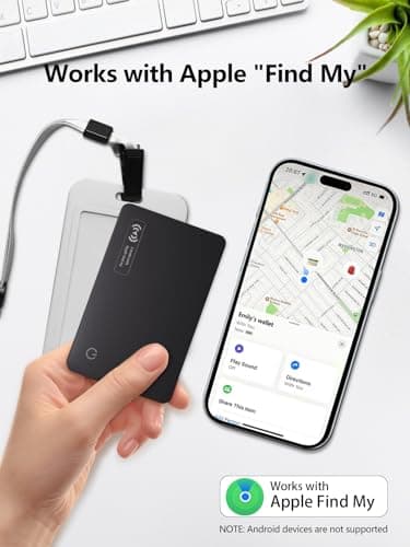 Lmrbelec Wallet Tracker Card for Apple (iOS only) - 2 Pack - Thumbnail 2