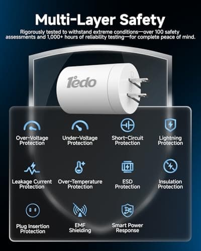 Charger Fast Charging for iPhone, 1°edo 20W Magnetic Fast Charger Block with 3FT Cable Innovative Magnetic to Lightning Cable for iPhone 14/13/12/11/Xs Max/XR/X (White) - Thumbnail 6