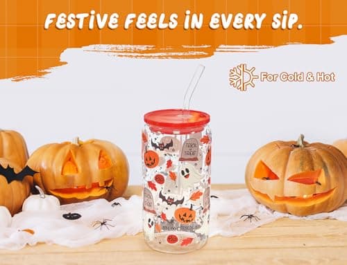 DLOCCOLD Glass Tumbler with Straw and Lid, 20oz Ice Coffee Glass Cup，Drinking Glasses for Water, Coffee, Smoothie with 1 Cleaning Brushes - Thumbnail 2