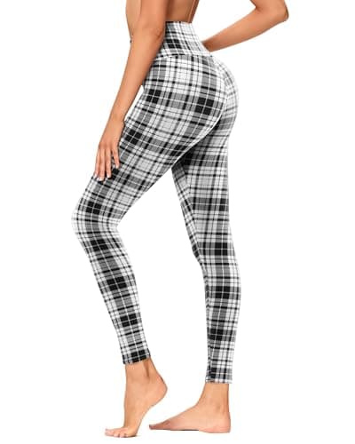 GAYHAY High Waisted Leggings for Women - Soft Opaque Slim Tummy Control Printed Pants for Running Cycling Yoga - Image 1