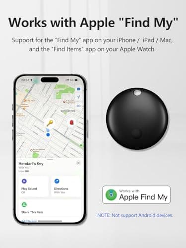 Lmrbelec Tracker Tags for Apple Find My (iOS Only) - Macaron, 4 Pack - Thumbnail 2