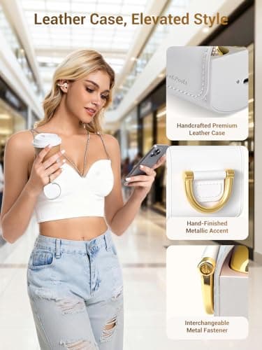 FUNNYEAH JewelPods C01 Pro Open Ear Headphones, Gold - Thumbnail 3