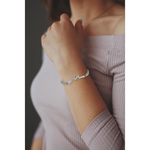 Wisedawn Gifts for Mom from Son, Birthday Mothers Day Christmas Gifts Present Jewelry Wave Bracelets for Mom - Thumbnail 5