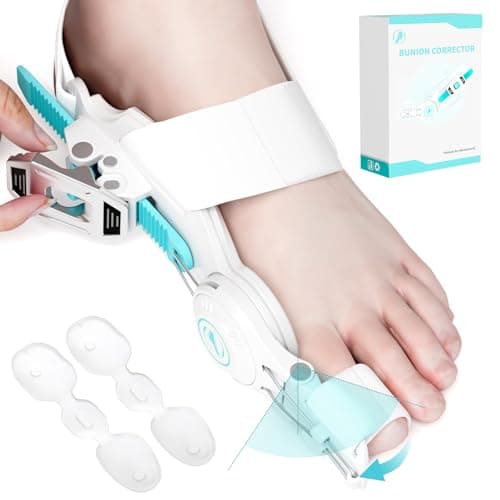Kutain Upgraded Bunion Corrector for Women & Men, Orthopedic Bunions Correction with Non Slip Big Toe Separators, Adjustable Bunion Splint Suitable for Left/Right Feet Bunion Relief (1PCS) - Image 1