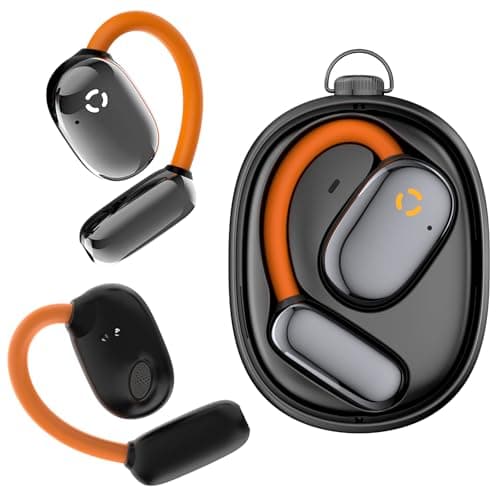 MIGOUFIT True Open Ear Earbuds Wireless Headphones with Enhanced Sound,Secure Fit, Lightweight Design, IPX4 Waterproof, DNC Mics, Bluetooth 5.4, Punchy Bass, Ideal Earphone for Running, Gym, Workouts - Image 1