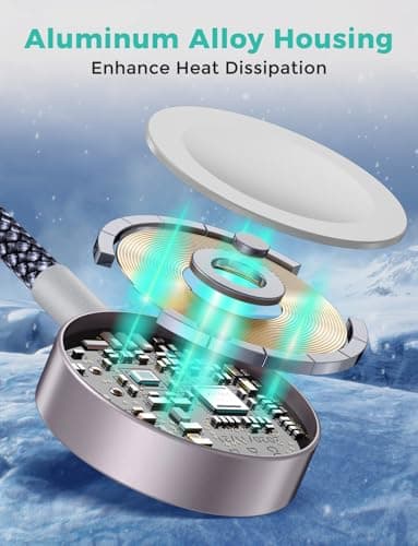 2026 Travel Essentials,3 in 2 USB C Cable for Apple Watch Charger,iPhone Charger,Multi Charging Cable,Cruise Vacation Camping Essentials for iWatch Series 11-2/Ultra,iPhone 17-12,Car,Sony PSP Cables - Thumbnail 5