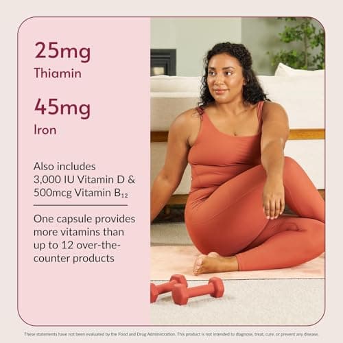 Bariatric Advantage Ultra Solo with Iron - Once-Per-Day Daily Multivitamin - for Bariatric Patients - with Thiamin, Vitamin A & More - Gluten Free - 90 Capsules - Thumbnail 5