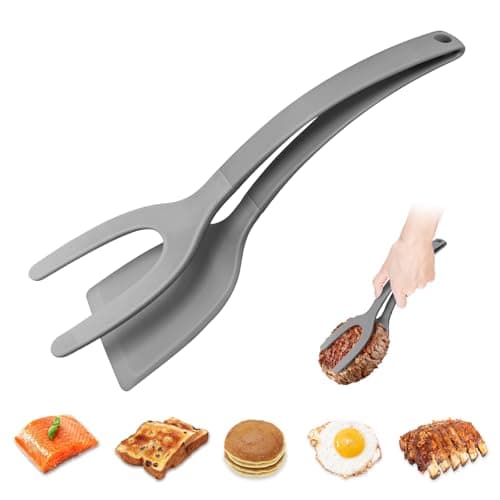 Silicone Spatula, BPA Free Kitchen Spatula, High Heat Resistant Rubber Spatulas, Ideal Kitchen Utensils for Non-Stick Pans, Sautéing, Frying, Baking, Turning and Flipping - Image 1