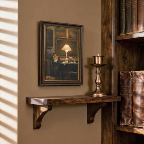 DAJONART Vintage Gold Picture Frame Book Wall Art,Women Reading Poster,Girl Reading Canvas Oil Paintings Farmhouse Room Decor for Bedroom Study Room Dorm, Gift for Book Lovers Birthday Housewarming,8 x12 - Thumbnail 6