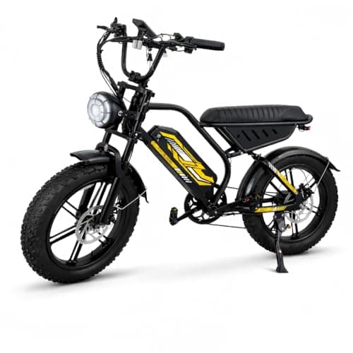 TltZeen Moped Style Electric Bike for Adults-20 x 4.0 Fat Tire Ebike, Peak 1000W Motor, NFC & Password Unlock, Long Seat, 48V 18.2Ah Battery, Up to 28 MPH, UL 2849 Certified - Image 1