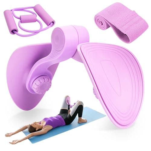 Thigh Master for Women – 29 LB Resistance Inner Thigh Exerciser with Figure 8 Band & Leg Band – 3-in-1 Thigh Trainer Set for Home Workouts, Leg Toning, Postpartum Recovery & Core Strength Training - Image 1
