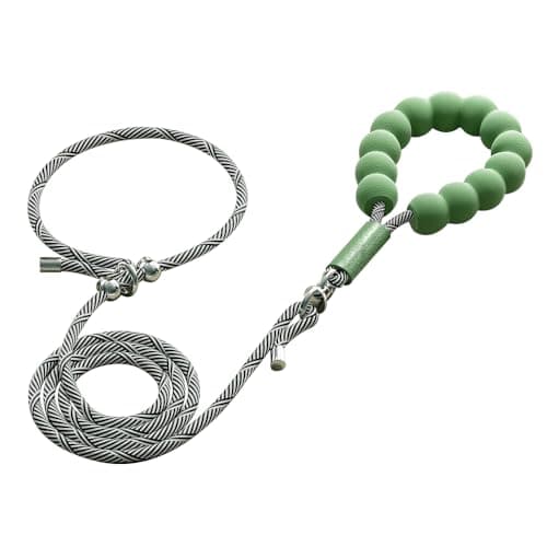 Marchul 2-in-1 No-Pull Training Leash, Slip Lead for Dogs, Heavy Duty 5FT Reflective Rope for Small, Medium, Large Breeds (Green)