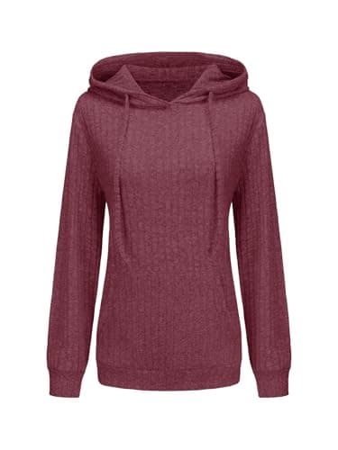 STOLKISS Long Sleeve Sweatshirts for Women Plus Size Hoodies Lightweight Pullover Tops Fall Shirts Color Block with Pockets - Image 1