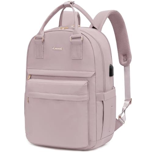 LOVEVOOK Laptop Backpack for Women 15.6 Inch Laptop Bag with USB Port, Fashion Waterproof Backpacks Teacher Nurse Stylish Travel Bags Vintage Daypacks for College Work - Image 1