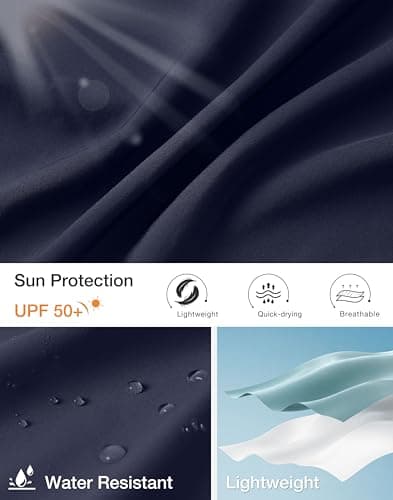 Pudolla Men's Hiking Shorts 11" Lightweight Cargo Work Shorts for Men Summer Travel Golf Casual Outdoor with 5 Pockets(Navy XX-Large) - Thumbnail 6