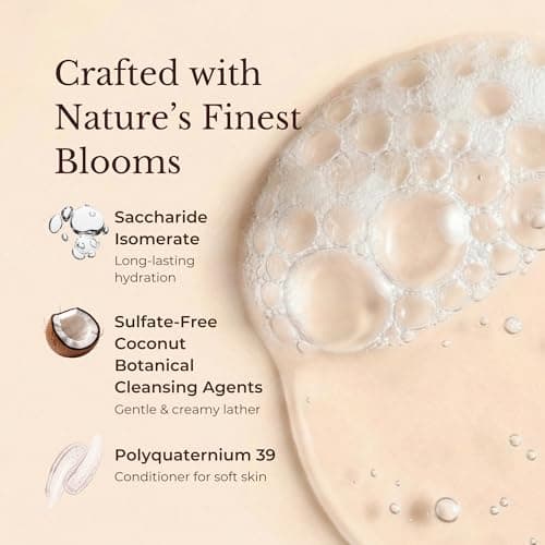 Juara 13.5 Fl Oz Hand & Body Wash - Hydrating Daily Cleanser with 72-Hour Moisture Magnet - Gentle Lather (Candlenut) - Thumbnail 2