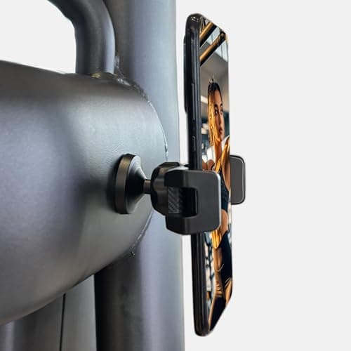 Wooerdacks Gym Magnetic Phone Holder |Gym Cart Series | 360° Magnetic Phone Mount | Rotating Fitness Mount | Universal Metal Surface Compatibility|Accommodates 3.1"-4" Phones with Thick Cases - Image 1