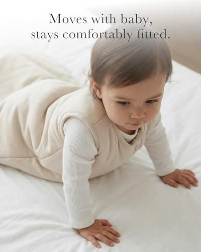 Cuddlebamboo Sleep Sack 1.0 TOG, Bamboo Viscose Baby Wearable Blanket, Sleeveless Sleep Sack 2-Way Zipper Baby Sleeping Bag, 0-3 Months (Whale) - Thumbnail 4