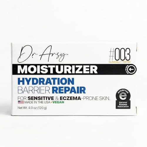 Dr. Arsy Face Moisturizer #003 – Hydrating Barrier Repair Face Cream for Dry Sensitive & Eczema Prone Skin – Fast Absorbing Fragrance Free Non-Greasy Non-Comedogenic Moisturizer – Made in USA – 120 g - Image 1