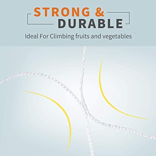 Tcamp Heavy-Duty Polyester Plant Trellis Netting 5 x 15ft (1 Pack) (5 Ft X 15 Ft) - Thumbnail 5