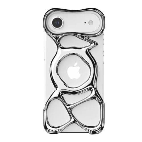 Angry miao AM Emptiness iPhone Air Case – Ultra-Light Clear PC Protective Case with Skeleton Design, Hollow Frame for Better Heat Dissipation, MagSafe Compatible with Premium Finish