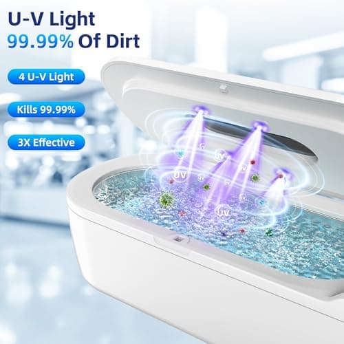 Ultrasonic Jewelry Cleaner, 48KHz Ultrasonic Cleaner Machine with Digital Timer, Dual Cleaning Modes, 304 Stainless Steel Tank for Jewelry, Eyeglasses, Rings, Retainers, Dentures - Thumbnail 4