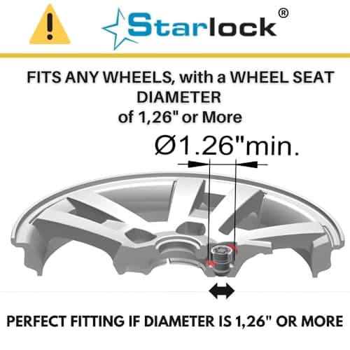 Farad AG5/E Galvanized Silver Lug Nut Wheel-Locks Kit Suitable for Land Rover Discovery (M14 X 1.5 Thread Size) - Set of 4 Lug Nuts + 1 Key - Thumbnail 5
