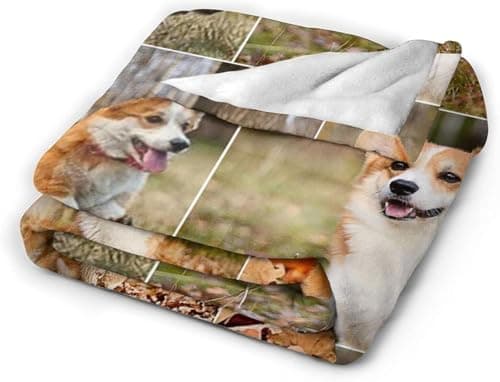 Ships Next Day . Custom Blanket with Photos Text Customized Blanket Personalized Flannel/Sherpa Throw Blankets for Adult Kid Birthday Christmas Halloween Fathers Mothers Valentines Gift - 50"x 60" - Thumbnail 2