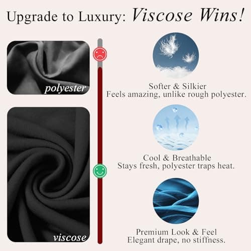 Navisting Women's Soft Knit Pajamas Set V-Neck Top and Pants Long Sleeve Two Piece Loungewear Elegant Wavy Hem Sleepwear with Color Options Black S - Thumbnail 4